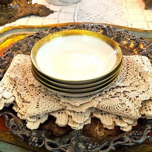 EUC- Lot of 4 Rare GDA France Haviland Limoges Calvados Berry Bowls